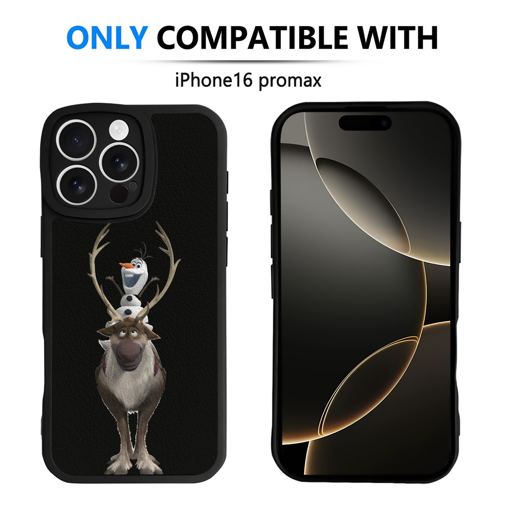 （画像用） アナと雪の女王 アンナ エルサ Frozen Anna Elsa 【iPhone 16シリーズ対応】シリコンスマホケース（レザー調） 材質：シリコン